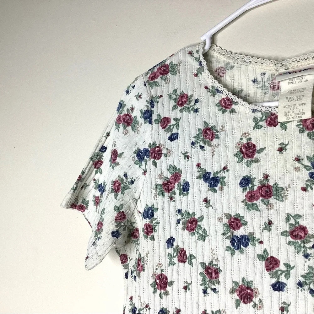 < Vintage Bobbie Brooks Floral Cottagecore Top > - Picture 5 of 5
